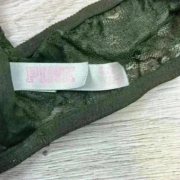 Victoria’s Secret PINK Green Strapless Bandeau Size M - Picture 7 of 8